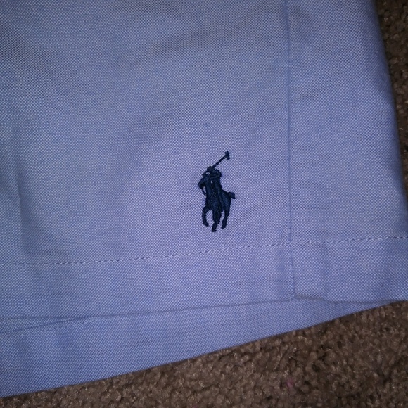 Baby blue Ralph Lauren shorts - Picture 3 of 3